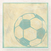 Boule de soccer bleu Pastel par Chariklia Zarris