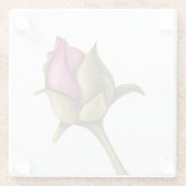 Dessous-de-verre En Verre bourgeon de pivoine (Dos)