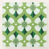 Dessous-de-verre En Verre Bouteille les années 70 (Devant)