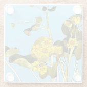 Dessous-de-verre En Verre Boutons Art Nouveau (Dos)