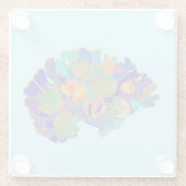 Dessous-de-verre En Verre Brain Coaster (Dos)