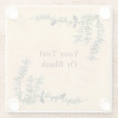 Dessous-de-verre En Verre Branches de mélèzes (Dos)