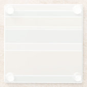 Dessous-de-verre En Verre Brayures beiges (Dos)