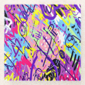 Dessous-de-verre En Verre Breaking Free : Art Abstrait (Devant)