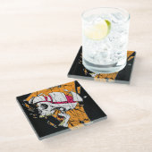 DESSOUS-DE-VERRE EN VERRE BRISÉ ! (Incliné)