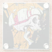 DESSOUS-DE-VERRE EN VERRE BRISÉ ! (Dos)