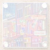 Dessous-de-verre En Verre Broadway Downtown Nashville Tennessee (Dos)
