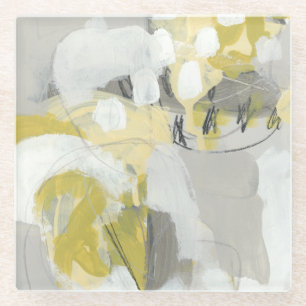 Dessous-de-verre En Verre Brume de Citron