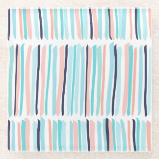 Dessous-de-verre En Verre Brush Strokes colorés : Scribble Vintage.