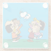 Dessous-de-verre En Verre cacahuètes | Amusement d'amis (Dos)