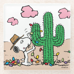 Dessous-de-verre En Verre cacahuètes Décorations Spike pour Noël