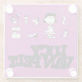 Dessous-de-verre En Verre cacahuètes | Lucy (Dos)