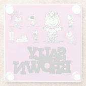 Dessous-de-verre En Verre cacahuètes | Sally Brown (Dos)