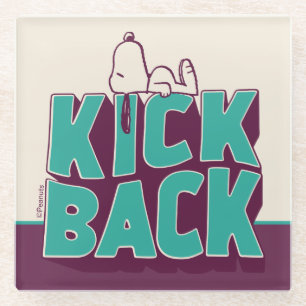 Dessous-de-verre En Verre cacahuètes   Snoopy Kickback