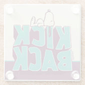 Dessous-de-verre En Verre cacahuètes | Snoopy Kickback (Dos)