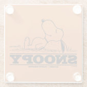 Dessous-de-verre En Verre cacahuètes | Snoopy Reest Break (Dos)