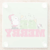 Dessous-de-verre En Verre cacahuètes | Sois Joyeux Noël (Dos)