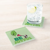 Dessous-de-verre En Verre cacahuètes | Woodstock Soyez Joyeux (Incliné)