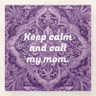 Dessous-de-verre En Verre Cadeaux de Noël élégants pour les mamans actives