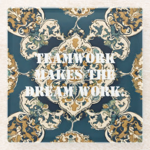 Dessous-de-verre En Verre Cadeaux de Noël en vrac pour les employés Carreaux