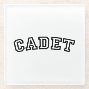 DESSOUS-DE-VERRE EN VERRE CADET