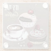 Dessous-de-verre En Verre Café (Dos)