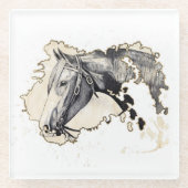 Dessous-de-verre En Verre Café (Devant)