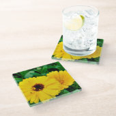 Dessous-de-verre En Verre Calendula Officinalis (Incliné)