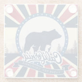 Dessous-de-verre En Verre Californie (Dos)