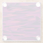 Dessous-de-verre En Verre Camouflage trié : Motif géométrique Abstrait (Dos)