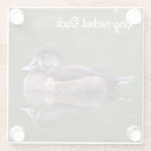 Dessous-de-verre En Verre Canard à col rond (Dos)