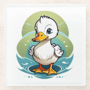 Dessous-de-verre En Verre canard-colvert