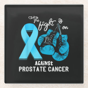 Dessous-de-verre En Verre Cancer de la prostate Le combat est lancé Cancer d