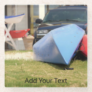 Dessous-de-verre En Verre Canoe and Kayaks par Shirley Taylor