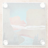 Dessous-de-verre En Verre Canyon Birds (Dos)