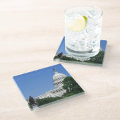 Dessous-de-verre En Verre Capitol Building à Washington DC (Incliné)