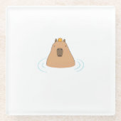 Dessous-de-verre En Verre Capybara (Devant)