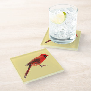 Dessous-de-verre En Verre Cardinal(s)