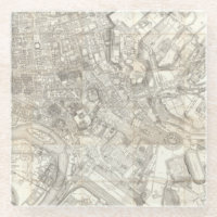 Carte topographique de Rome antique, Italie