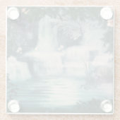 Dessous-de-verre En Verre Cascade Imaginaire (Dos)