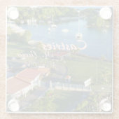 Dessous-de-verre En Verre Castries Sainte-Lucie Caraïbes (Dos)