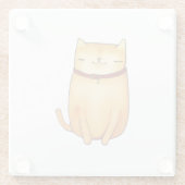 Dessous-de-verre En Verre Cat (Dos)