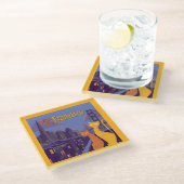 Dessous-de-verre En Verre Cat Francisco (Incliné)