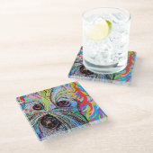 Dessous-de-verre En Verre Cavapoo (Incliné)