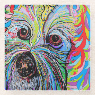 Dessous-de-verre En Verre Cavapoo