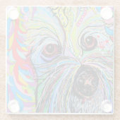 Dessous-de-verre En Verre Cavapoo (Dos)