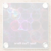 Dessous-de-verre En Verre Cavitation numérique (Dos)