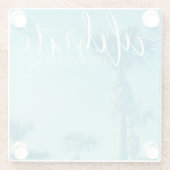 Dessous-de-verre En Verre Célébrez le week-end (Dos)