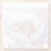 Dessous-de-verre En Verre Celestial Baby shower  (Dos)