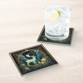 Dessous-de-verre En Verre Cerf Esprit (Incliné)